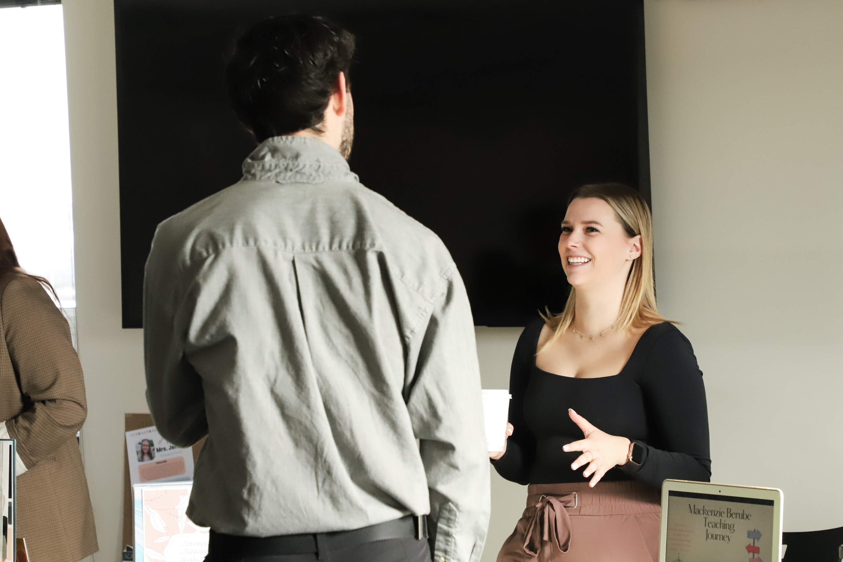 students at Booth