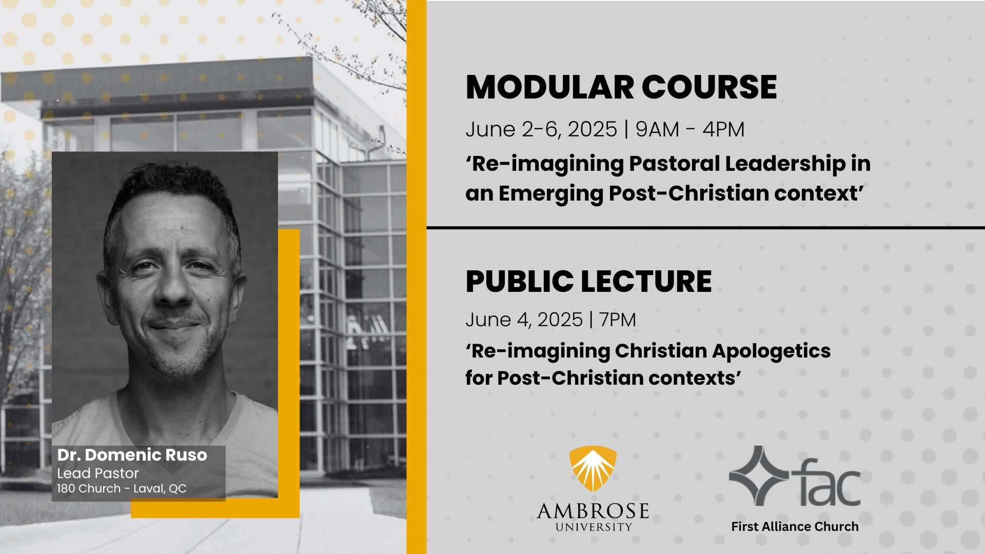 Public Lecture Dom Ruso