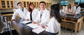 biology students at ambrose university