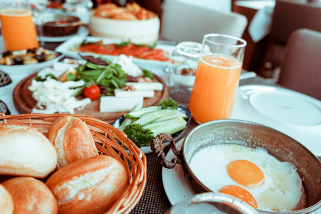 brunch spread